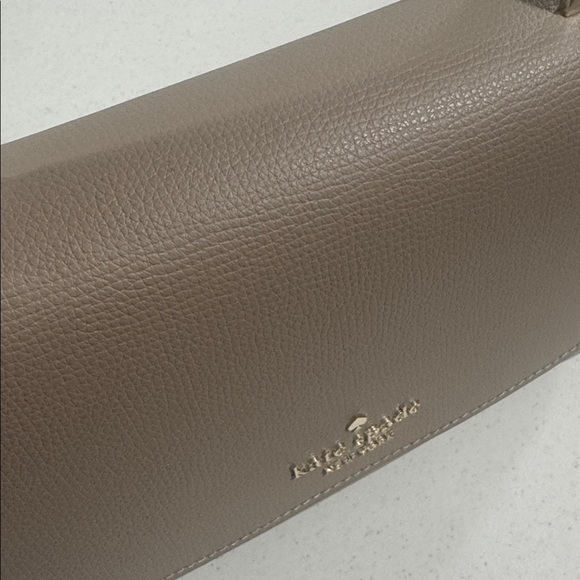 Kate Spade Darcy Top Handle Satchel with Silver Accent NWT Taupe Leather - Picture 16 of 16